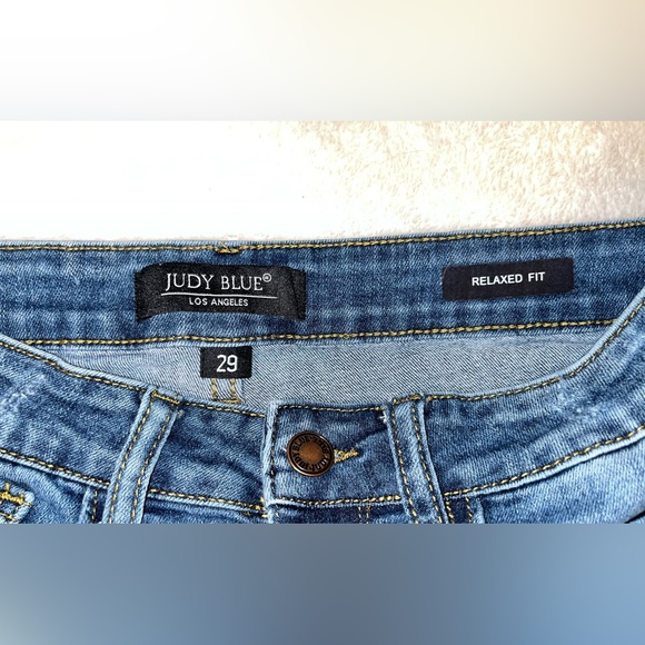 JUDY BLUE Relaxed Fit Jeans sz 29 - Picture 3 of 8